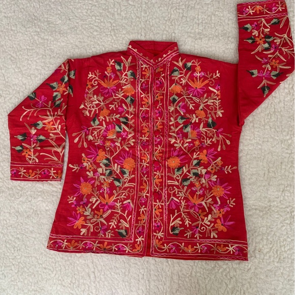 Pakistani cultural embroidered jacket - Picture 8 of 12